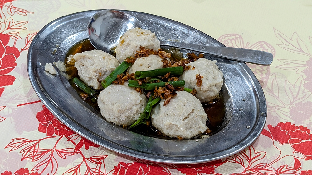 Steamed fish balls at Restaurant KK Ocean Point are worth the trek and more. – Pictures by Ethan Lau