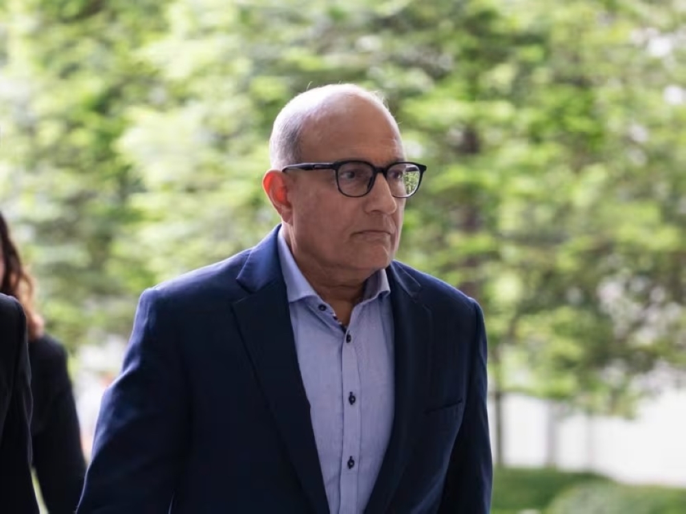 Former Transport Minister S Iswaran arrives at the State Courts on February 8, 2024. — TODAY pic