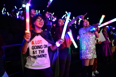 Chinese ‘Swifties’ shake it off at Beijing watch party