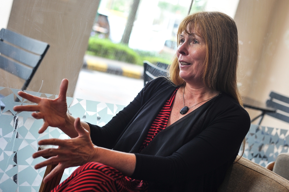 British writer Clare Rewcastle-Brown claimed her case had been 'manipulated', but she insisted that the Sultanah of Terengganu was not to be blamed for it. — File picture by Shafwan Zaidon