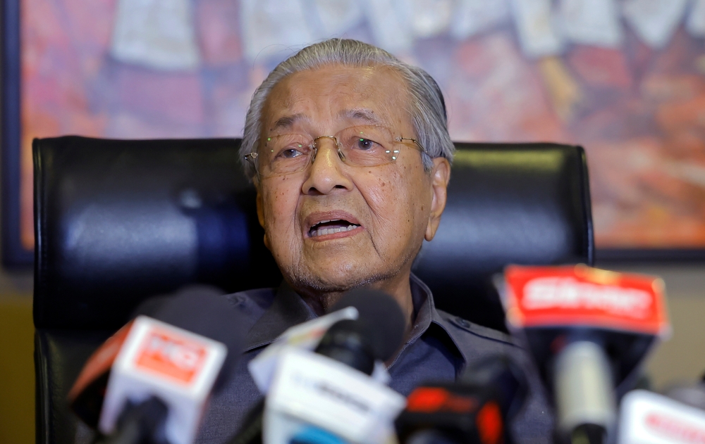 Tun Dr Mahathir Mohamad has been admitted to the National Heart Institute (IJN) since January 26. ― Bernama file pic