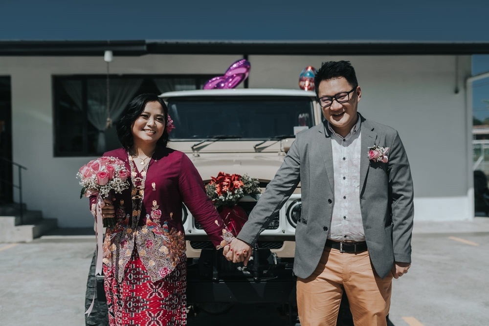 Communications specialist Natasha Joibi and her journalist husband Vincent Tan tied the knot in 2021. — Picture courtesy of Natasha Joibi and Vincent Tan