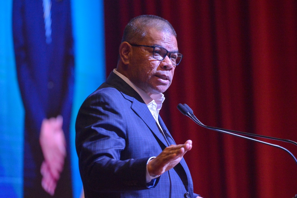 Home Minister Datuk Seri Saifuddin Nasution Ismail said the ministry will not compromise with any member of the Royal Malaysia Police with disciplinary issues or who violates work ethics. — Picture by Shafwan Zaidon