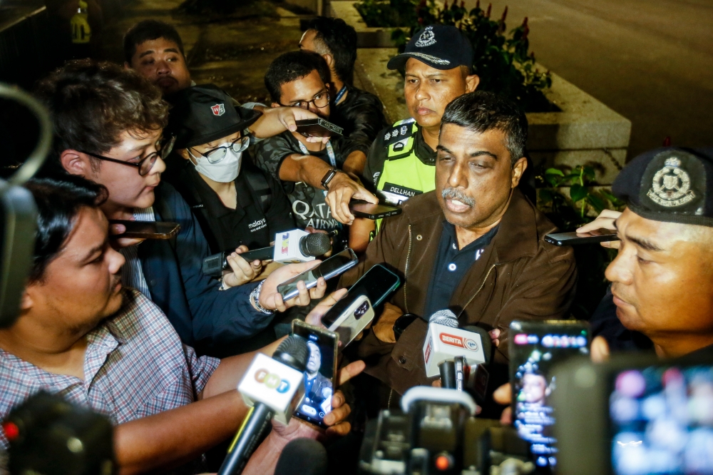 Kuala Lumpur police chief Datuk Allaudeen Abdul Majid said the police force issued 26,714 fines and seized 36 motorcycles for various offences in 19 operations throughout ‘Op Selamat 21’, held in conjunction with the Chinese New Year celebration. — Picture by Hari Anggara