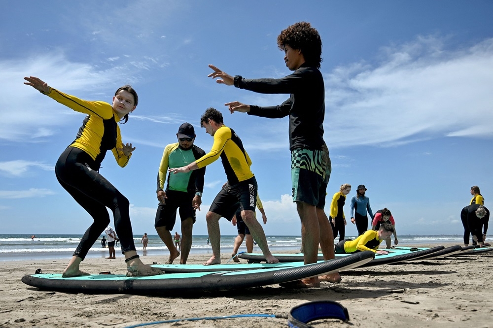 Nearly 4.8 million tourists visited Bali between January and November last year. — AFP pic 