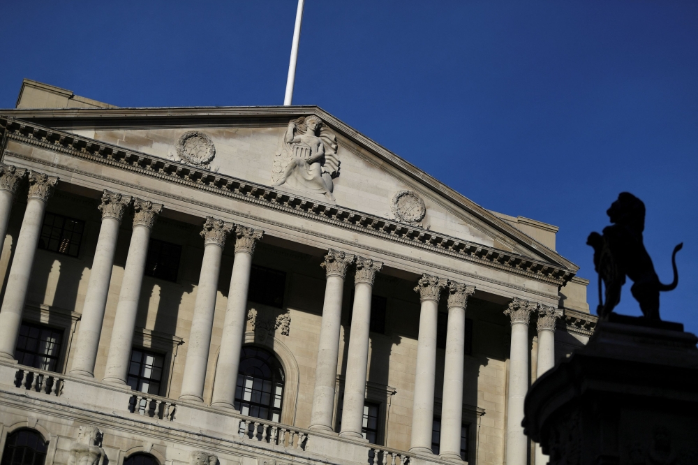 The Bank of England’s main interest rate sits at a 16-year high of 5.25 per cent, with high inflation preventing cuts to borrowing costs. — Reuters pic