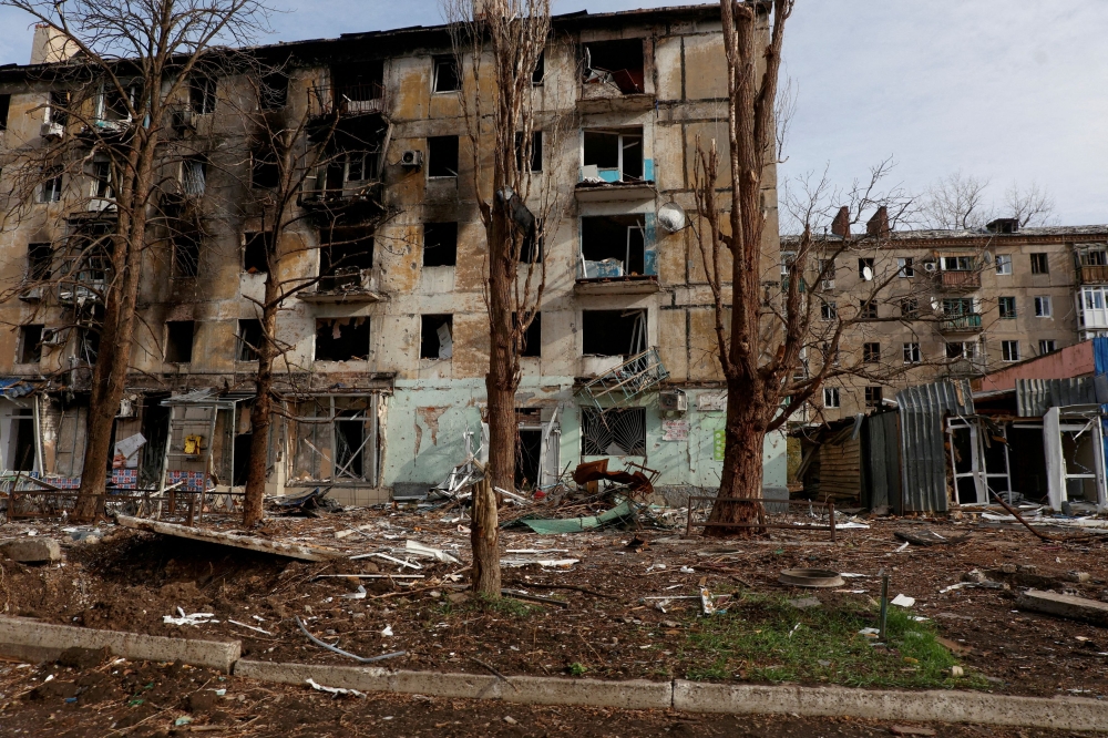 Russia said yesterday it had taken control of the eastern Ukrainian city of Avdiivka, hours after Kyiv said it had pulled out of the former stronghold to save soldiers’ lives. — Reuters pic