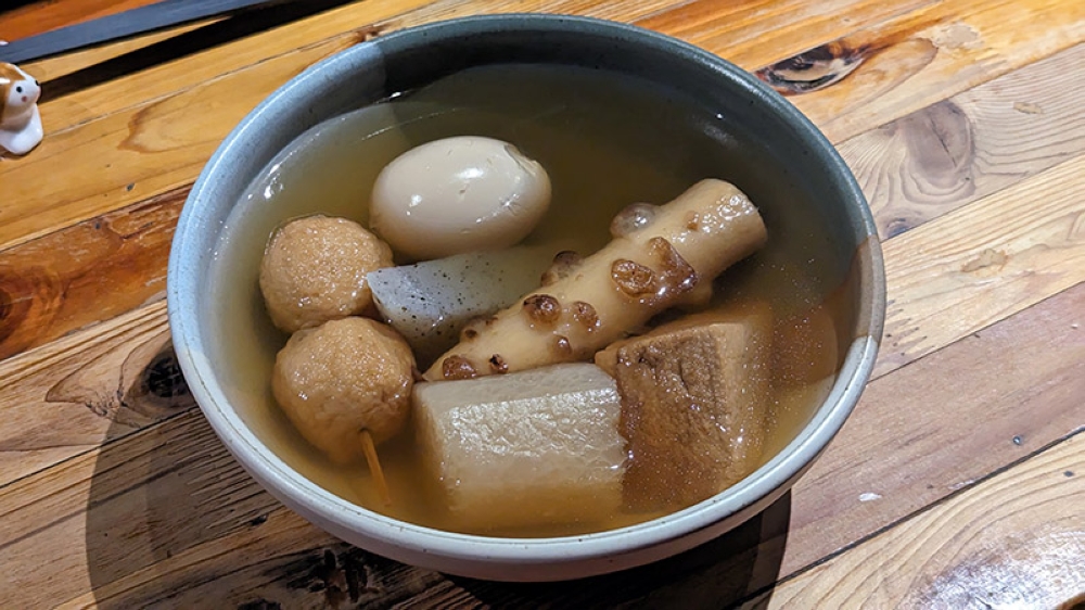 Oden at Saisai Japanese Restaurant is delightfully savoury, with a subtle hint of smoke that lends great depth of flavour. — Pictures by Ethan Lau