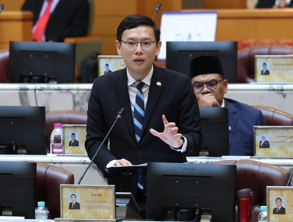 Investment, Trade, Consumer Affairs and Human Resources committee chairman Lee Ting Han said to make the JSSEZ a success, the state government will use Shenzhen and Guangzhou as examples. — Bernama pic