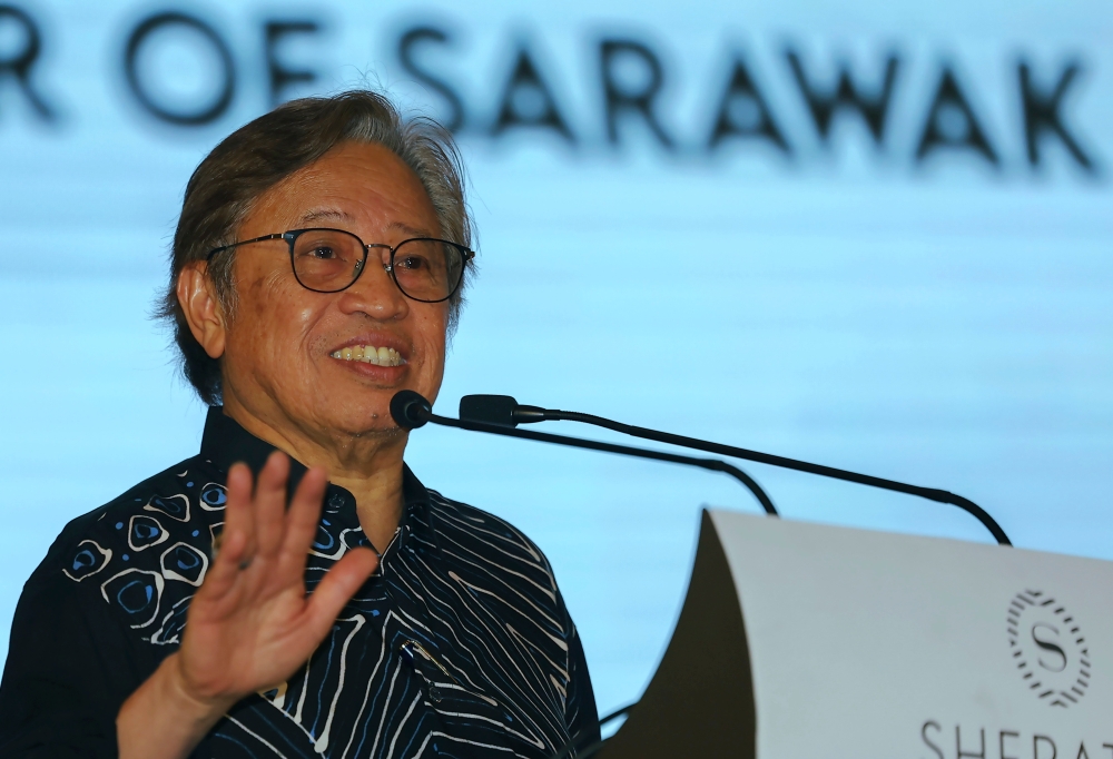 The state government is recruiting professionals and experts from the private sector into the state civil service, Premier Tan Sri Abang Johari Openg said today. — Bernama pic