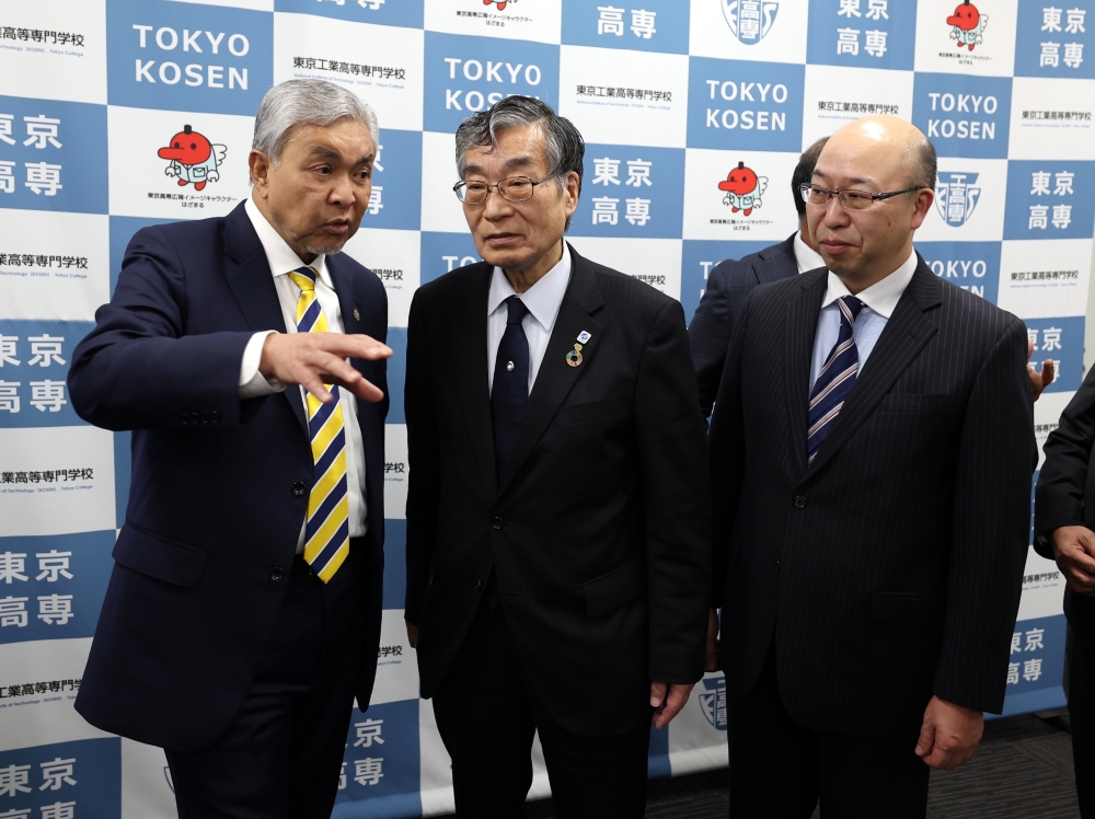 Deputy Prime Minister Datuk Seri Dr Ahmad Zahid Hamidi said the country intends to send its students to China to study Technical and Vocational Education and Training (TVET) in line with the Look East Policy 2.0. — Bernama pic