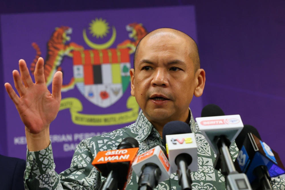 Domestic Trade and Consumer Affairs Datuk Armizan Mohd Ali said the Malaysia Competition Commission (MyCC) is always open to taking appropriate action if information related to the matter can be channelled to them. — Bernama pic 