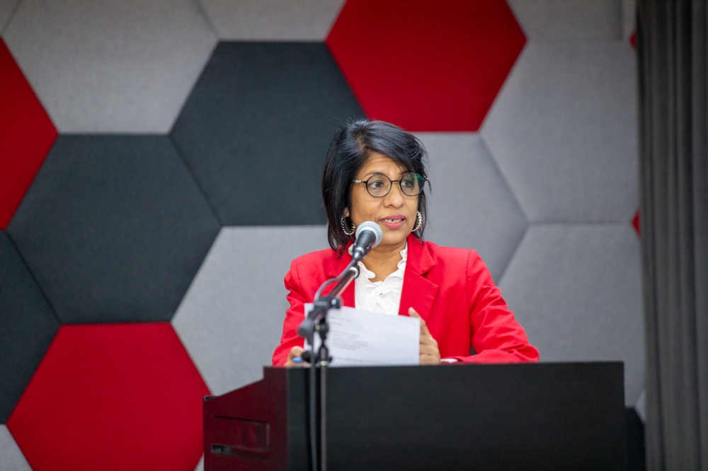 On the partial pardon for former prime minister Datuk Seri Najib Razak, Centre to Combat Corruption and Cronyism director Cynthia Gabriel said this was inappropriate given his previous position of authority over the country as well as other ongoing cases related to the 1MDB global corruption scandal. — Picture by Raymond Manuel