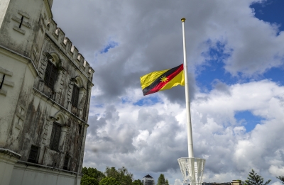 Giant Sarawak flag in Kuching to fly at half-mast