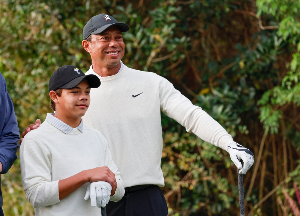 Charlie Woods, 15-year-old son of 15-time major champion Tiger Woods, will play in Thursday’s pre-qualifier for the US PGA Tour Cognizant Classic in Palm Beach Gardens, Florida. ― Reinhold Matay-USA TODAY Sports via Reuters