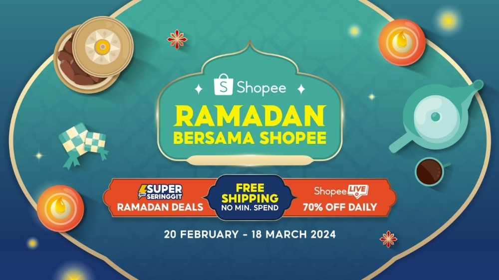 Enjoy bargains galore with 'Ramadan Bersama Shopee'. — Picture courtesy of Shopee