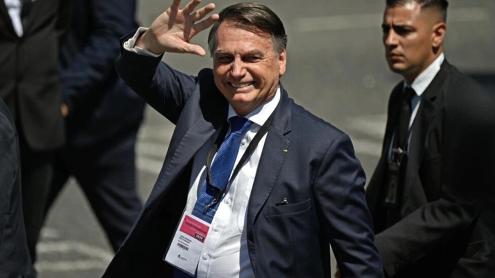 Brazilian ex-president Jair Bolsonaro, seen in December 2023, is accused of leading a plot to falsely discredit the election system and prevent President Luiz Inacio Lula da Silva from taking power. — AFP pic