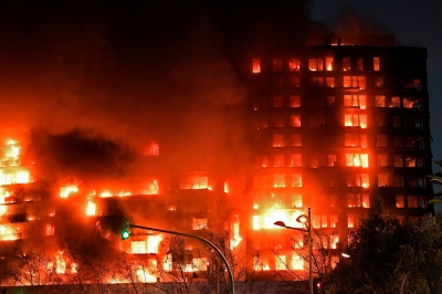Four dead as fire ravages residential block in Spain's Valencia - Vimarsana News
