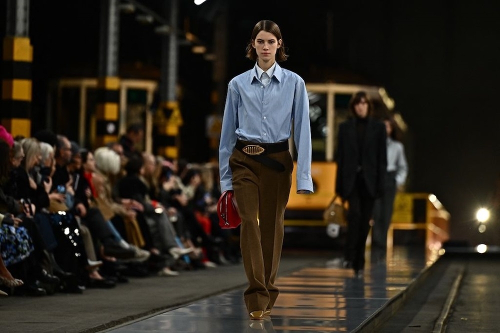 A model walks the runway during Tod's collection show at the Milan Fashion Week Womenswear Autumn/Winter 2024-2025 on February 23, 2024 in Milan. ― AFP pic 