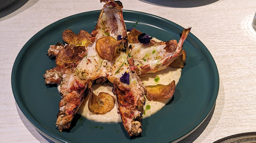 King prawns take the spotlight in the Shrimp and Grits, but I think the grits are the best part of the dish.