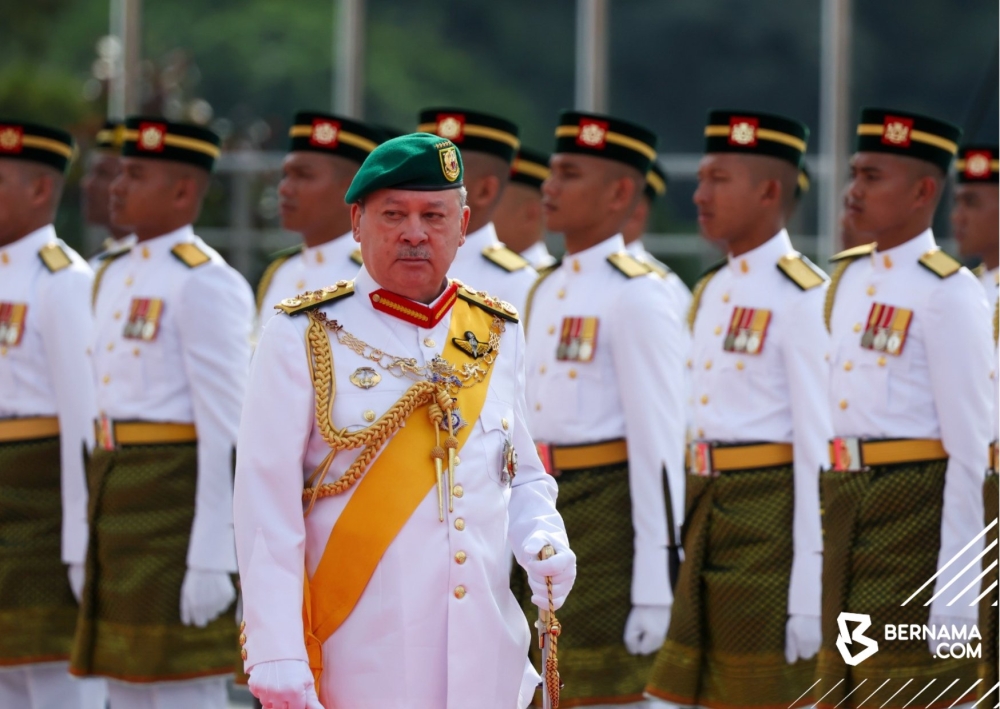 This is the first Parliament opening ceremony by Sultan Ibrahim, since being sworn in as the 17th Yang di-Pertuan Agong on January 31. — Picture via X/Bernamadotcom