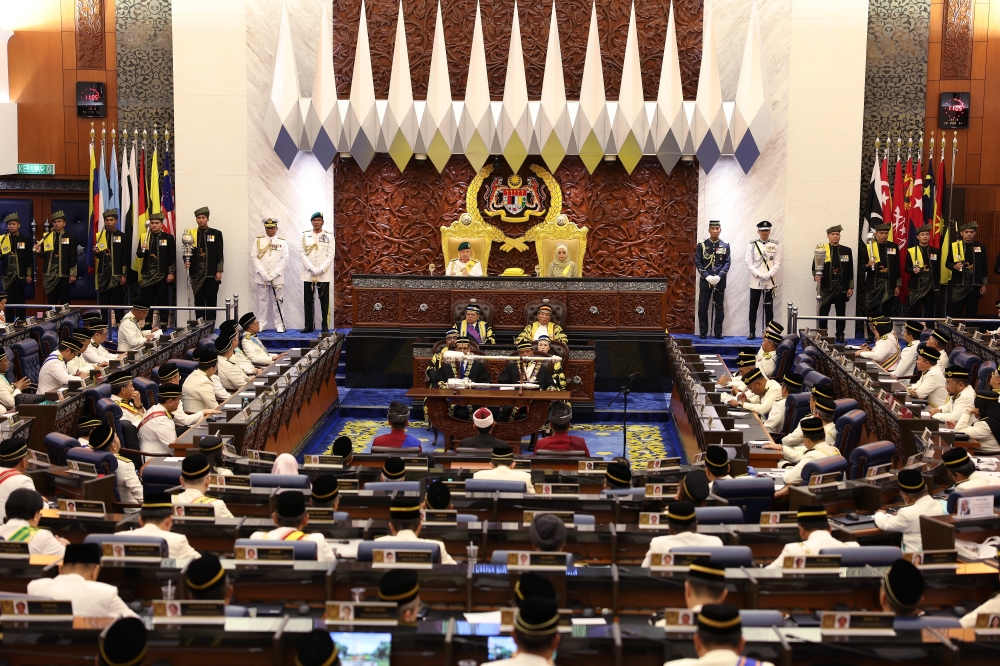 Earlier, during his inaugural royal address at the opening of the Parliament sitting, the King reminded MPs of a number of issues, including the need to formulate a policy to strengthen unity and harmony among Malaysians, bureaucratic red tape in the government delivery system, the country’s debt and political stability. — Bernama pic