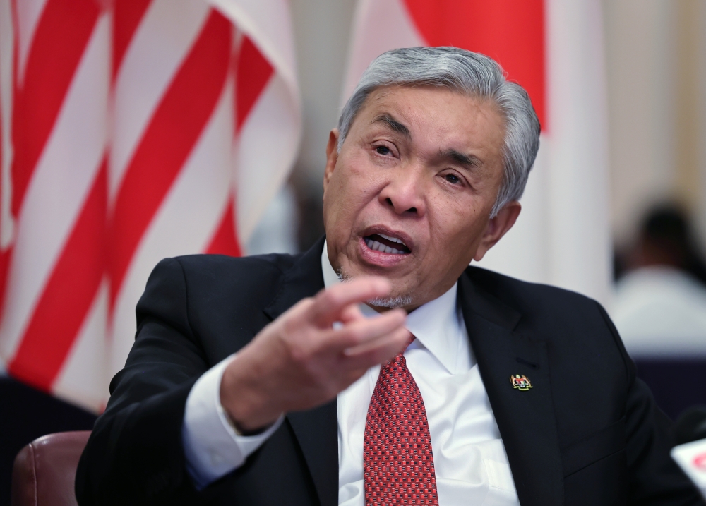 Deputy Prime Minister Datuk Seri Ahmad Zahid Hamidi said that the government will expedite the implementation of green growth initiatives, including in Sabah and Sarawak, to drive socioeconomic development and environmental sustainability. — Bernama pic