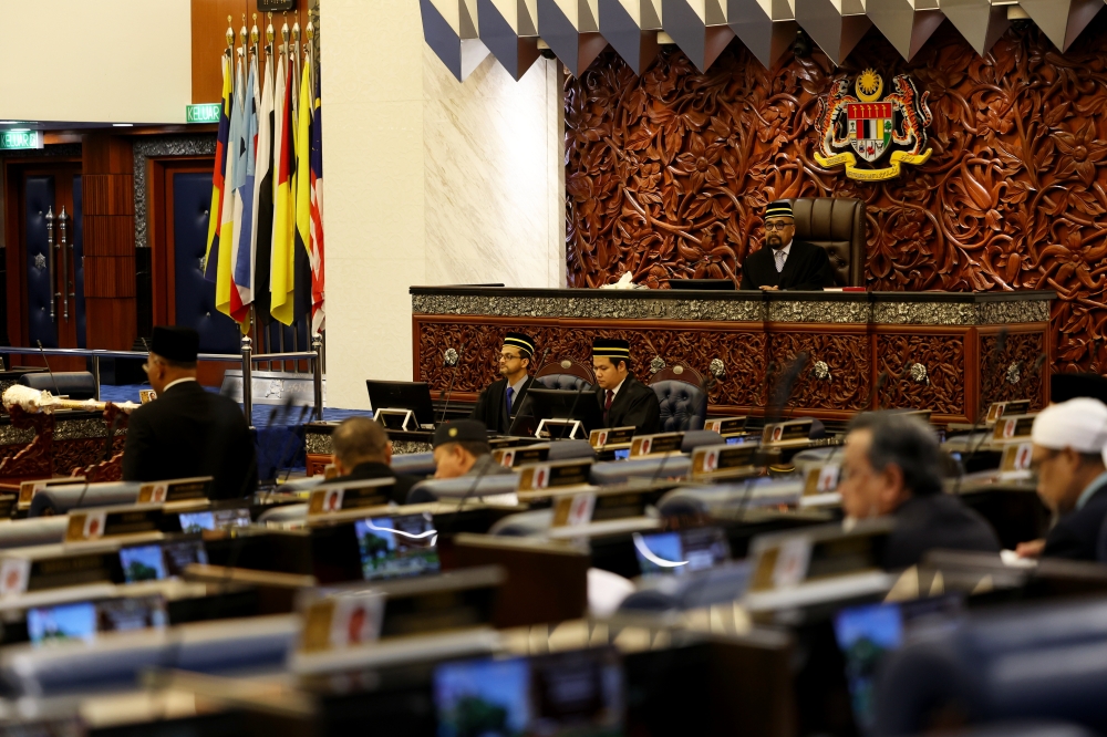 A general view of the Dewan Rakyat during Question Time, in Kuala Lumpur February 28, 2024. — Bernama pic