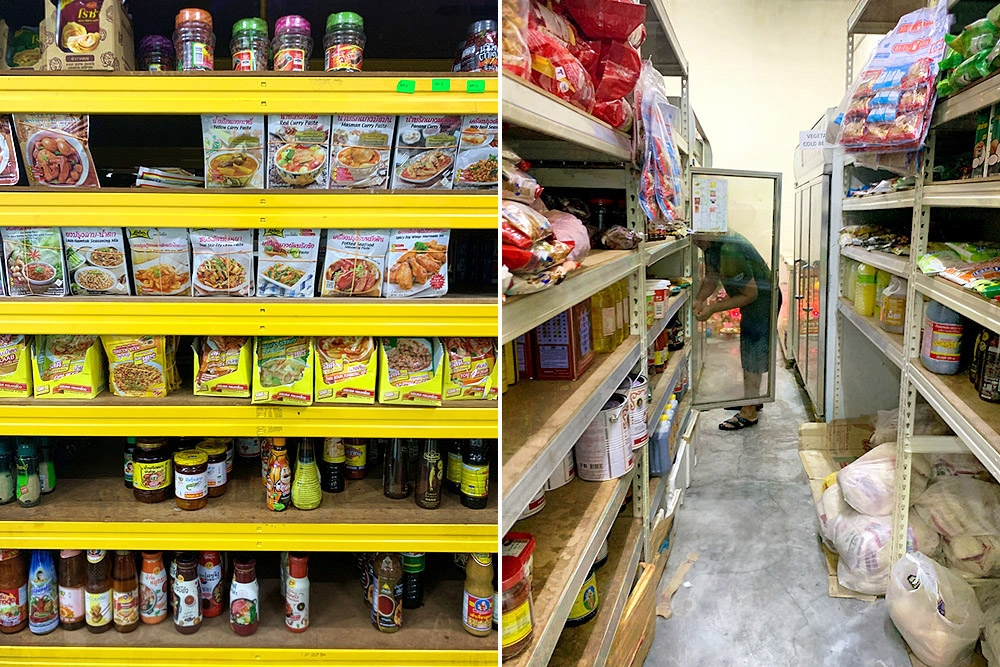 Ne.Nenebubu TomYum World also doubles as a Thai grocery shop.