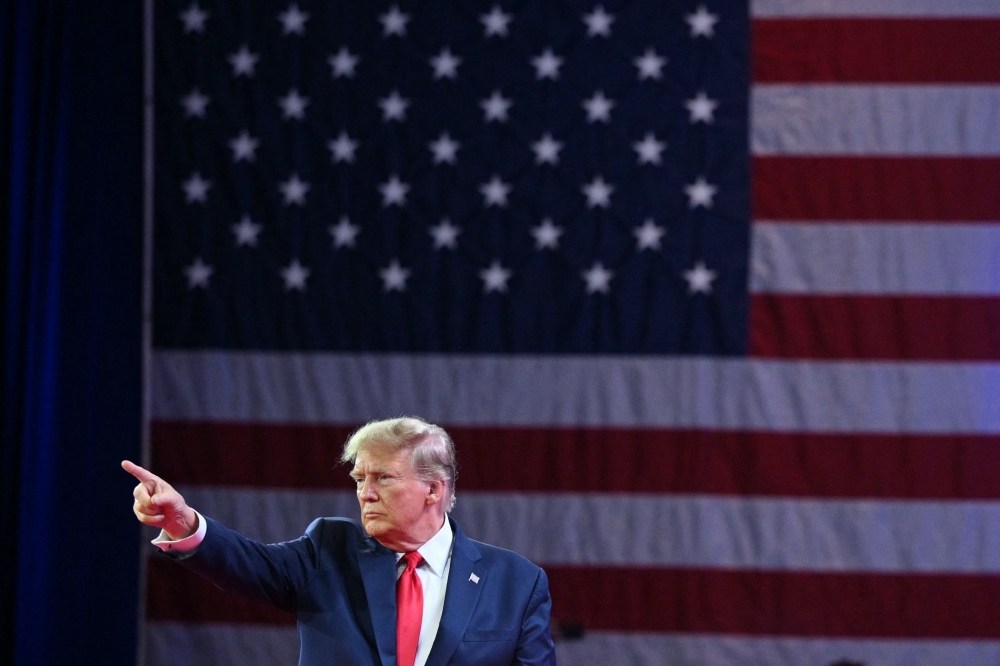 A judge yesterday rejected former US president Donald Trump’s offer of a US$100 million bond to partially cover the US$355 million penalty a New York court handed him for fraud. — AFP pic