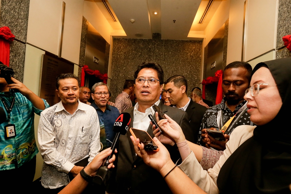 Chief commissioner Tan Sri Azam Baki Azam said the MACC investigated all complaints it received, and would fully scrutinise Wan Saiful’s report. — Picture by Sayuti Zainudin