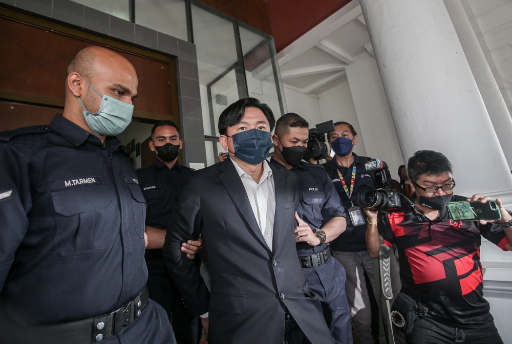 On July 27, 2022, the High Court in Ipoh found Paul Yong guilty of raping his 23-year-old Indonesian maid in a room of his house in Ipoh, Perak between 8.15pm and 9.15pm on July 7, 2019. ― File picture by Farhan Najib