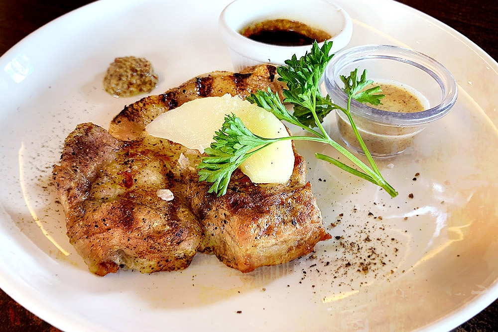 Free range pork collar at Anne Elizabeth, perfectly cooked. – Pictures by Kenny Mah
