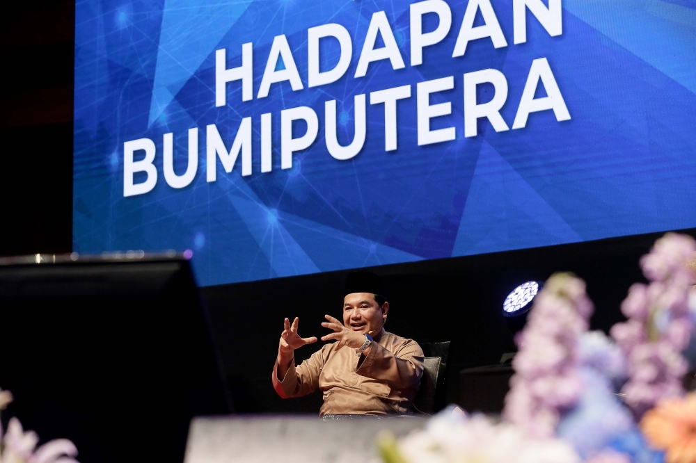 Economy Minister Rafizi Ramli at the seventh edition of the Bumiputera Economic Congress in Putrajaya March 2, 2024. — Picture by Sayuti Zainudin