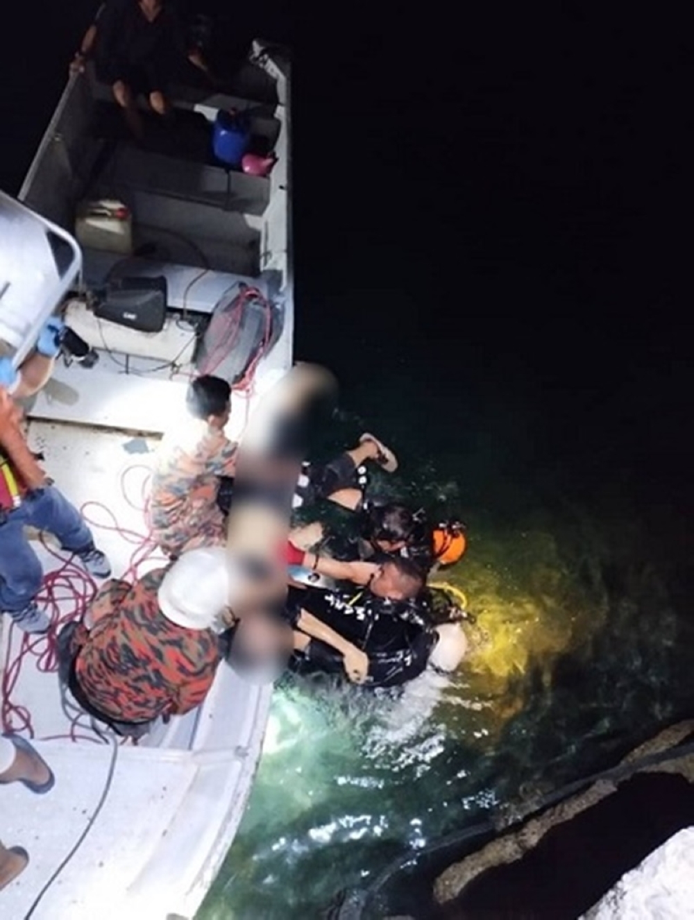 Man, father-in-law die after car plunges into sea in Sabah