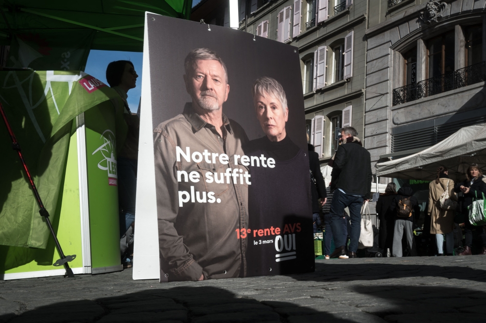 Initial partial results for instance showed voters in Geneva backing the proposal by nearly 76 per cent, while 53.5 per cent of voters in the central canton of Lucerne opposed it. — AFP pic