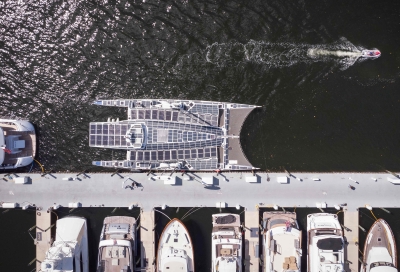 Zero-emission ship nears finish of round-the-world voyage