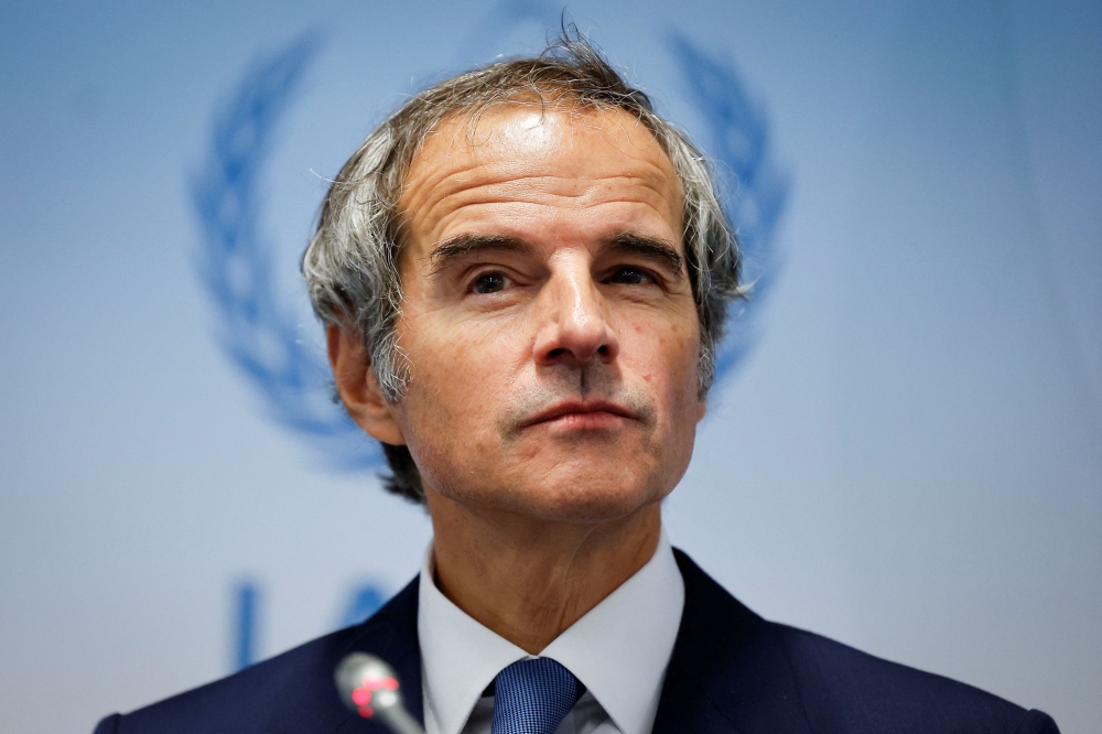 Director General of the International Atomic Energy Agency (IAEA) Rafael Grossi is due to leave for Russia tomorrow, he told a press conference on the opening day of a quarterly meeting of his agency’s 35-nation Board of Governors. — Reuters pic
