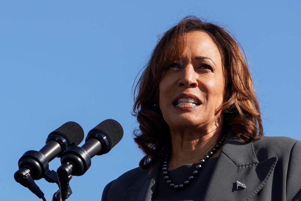 During a trip to Alabama on Sunday Harris urged Hamas to agree to a six-week ceasefire and said Israel must do more to let aid flow freely into Gaza, where conditions, she said, were ‘inhumane.’ ― Reuters pic