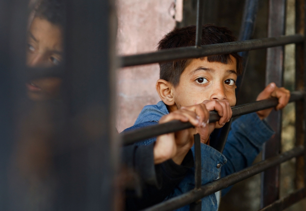 Richard Peeperkorn, WHO representative for Gaza and the West Bank, said that one-in-six children under two years of age were acutely malnourished in northern Gaza. — Reuters pic