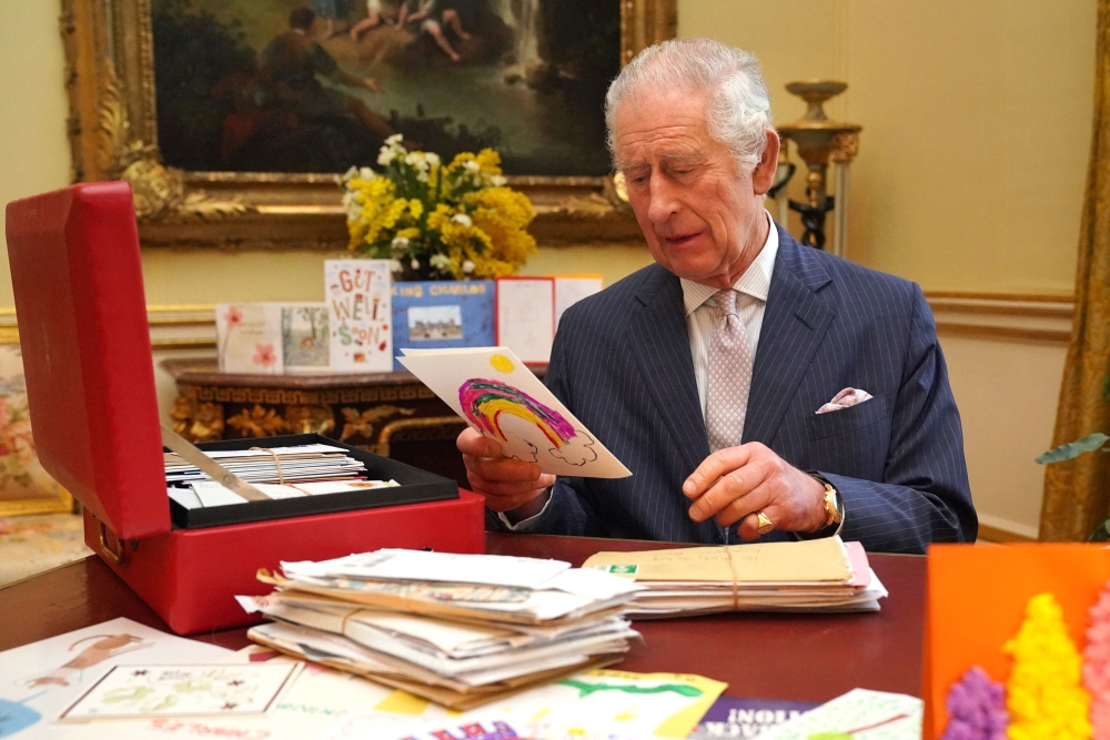 King Charles has been forced to step away from public duties after it was announced last month he had been diagnosed with a unspecified form of cancer, less than 18 months into his reign. — Reuters pic