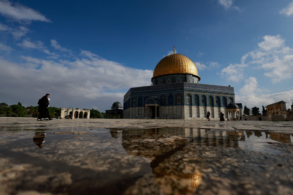 Every year, tens of thousands of Muslim worshippers perform Ramadan prayers at the Al-Aqsa mosque. — Reuters pic