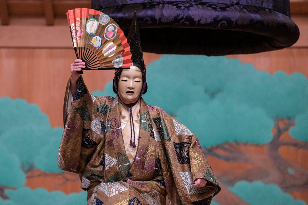 Mayuko Kashiwazaki performing during a dress rehearsal for 