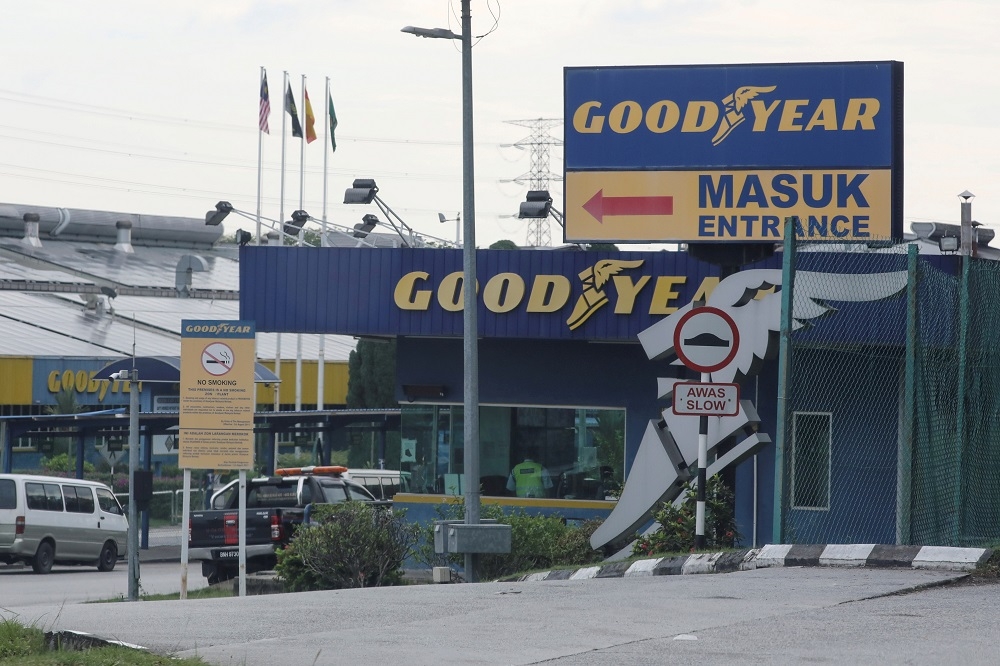 One of the country’s leading tyre manufacturers, Goodyear, said it will be closing down its plant in Shah Alam starting June 30 this year, affecting some 550 positions. — Reuters pic