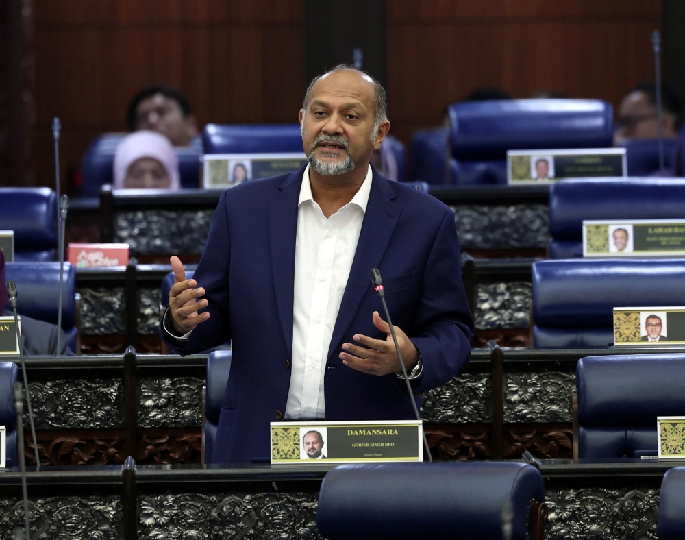 Digital Minister Gobind Singh Deo said the ministry remains committed to ensuring that the implementation of approved programmes and policies of the Council of Digital Economy and the Fourth Industrial Revolution (MED4IRN) achieves its objectives. — Bernama pic