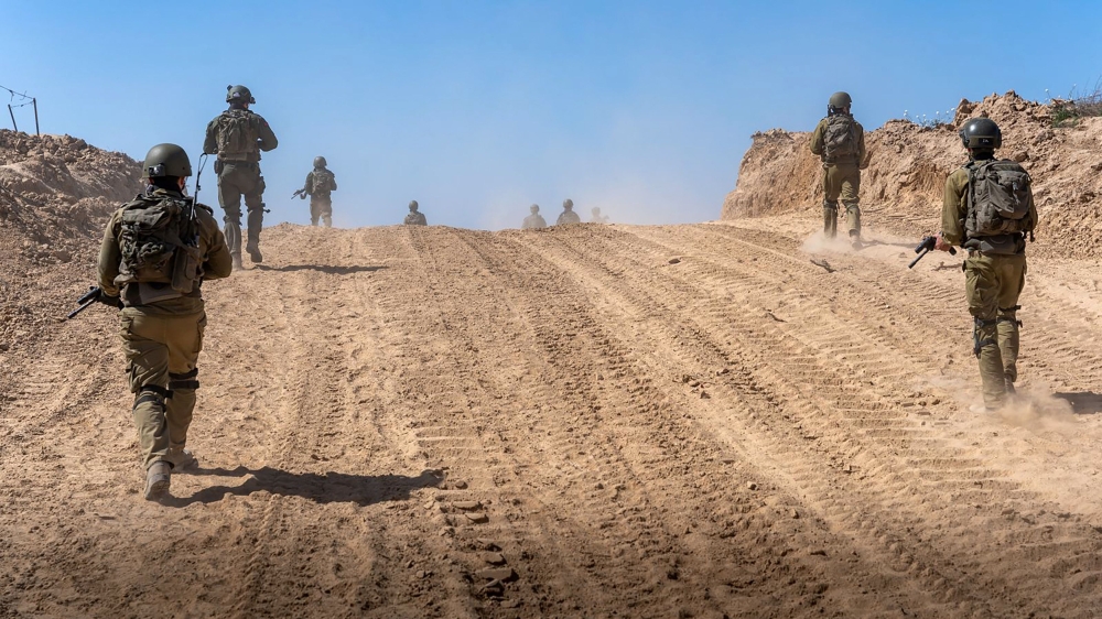 This handout picture released by the Israeli army on March 7, 2024 shows troops on the ground in the Gaza Strip, amid ongoing battles between Israel and the Palestinian group Hamas. — Israeli Army/AFP pic