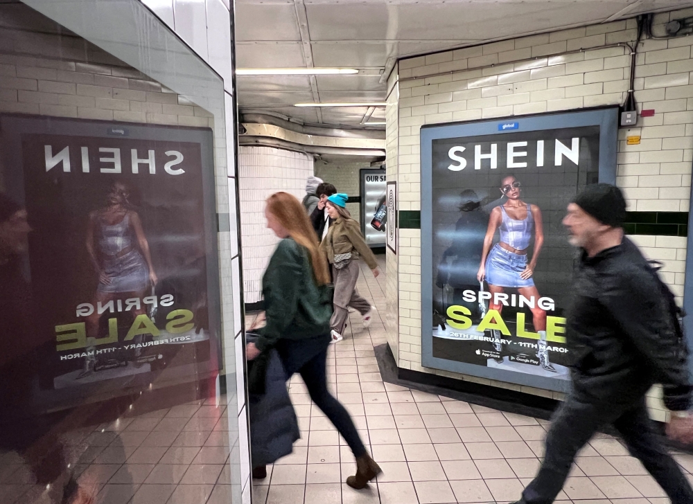 Shein, which is eyeing a US initial public offering, launched its marketplace in the EU in August last year. — Reuters pic