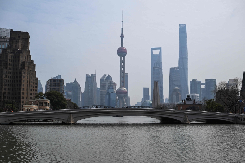 China slipped into deflation in July for the first time since 2021 and, apart from a brief rebound in August, prices have been in constant decline since. — AFP pic