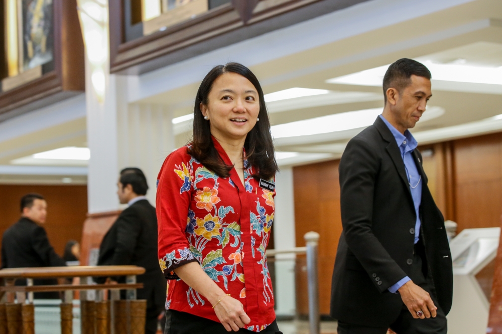 Youth and Sports Minister Hannah Yeoh said the Sports Writers Association of Malaysia received a fund injection of RM30,000 from the ministry to continue looking after the welfare of the club’s members and families. — Picture by Hari Anggara