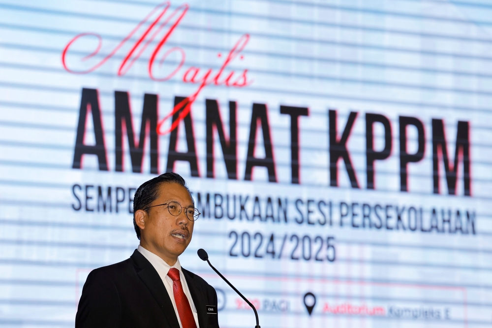 Education director-general Azman Adnan said 6,000 new teachers will be posted nationwide next month. — Bernama pic